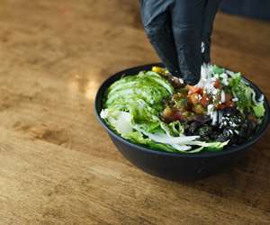 Veggie and avocado salad